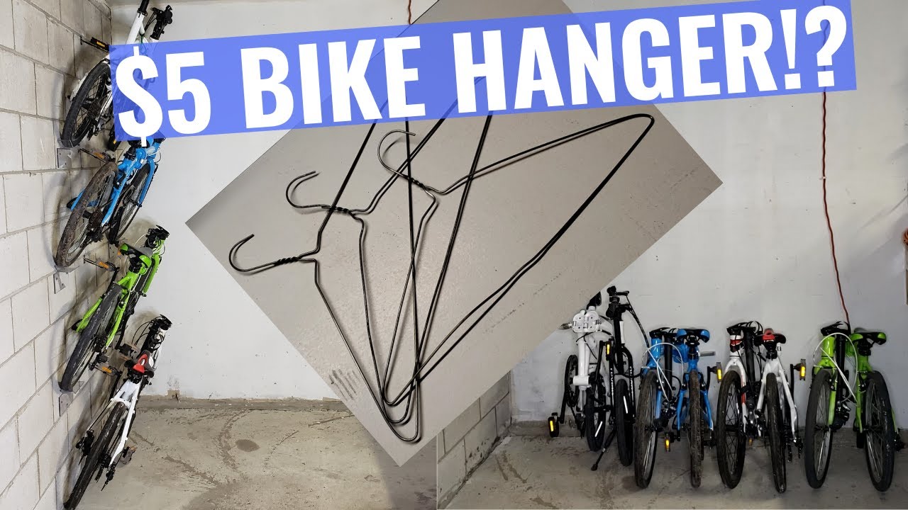 how to hang bicycle on wall
